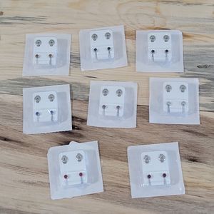 Surgical steel 4mm earrings